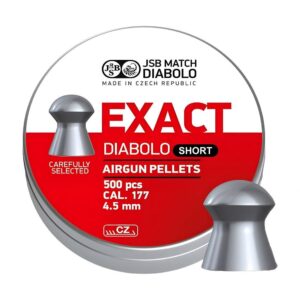 JSB Exact Short .177 4.51mm 8.44gr Airgun Pellets Tin of 500