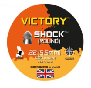 Victory Shock (Round) Pellets 500 .22 (5.5mm)
