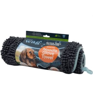 Henry Wag Microfibre Noodle Dog Drying Glove Towel