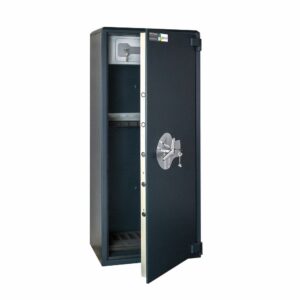 Burton Safes Gamekeeper Gold Gun Safe for 9 Rifles with Ammo Box