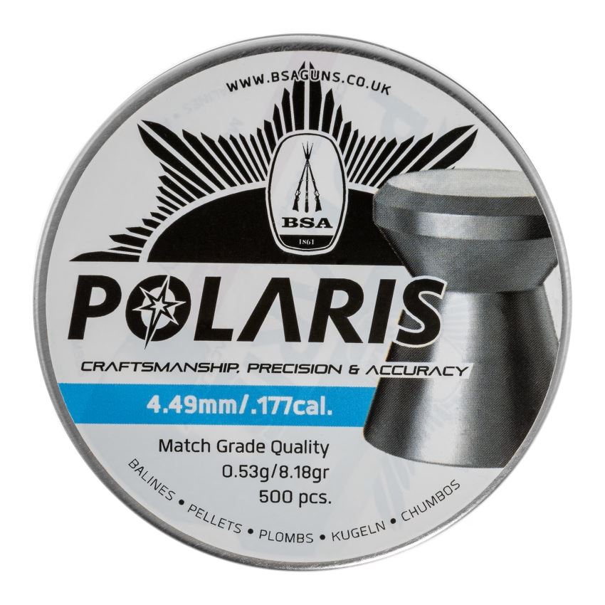 BSA Polaris Pellets .177 8.18gr Tin of 500 - Image 2