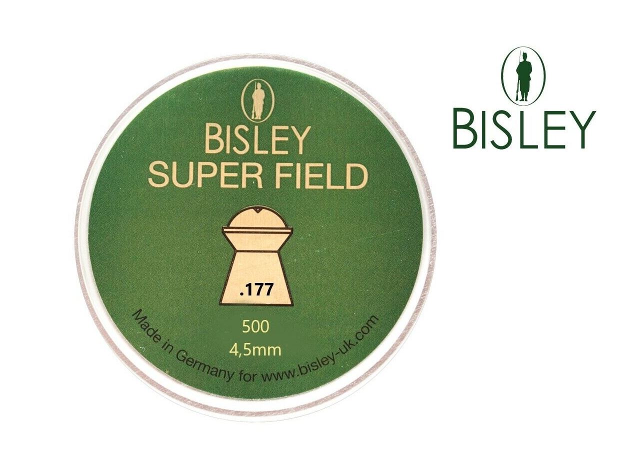 Bisley Super Field Pellets .177 4.5 Airgun Pellets Tin of 500 - Image 3