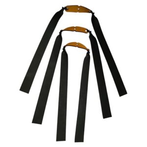 SWC Slingshot Flatbands .75 22-15 Catapult Elastic Black 3pk