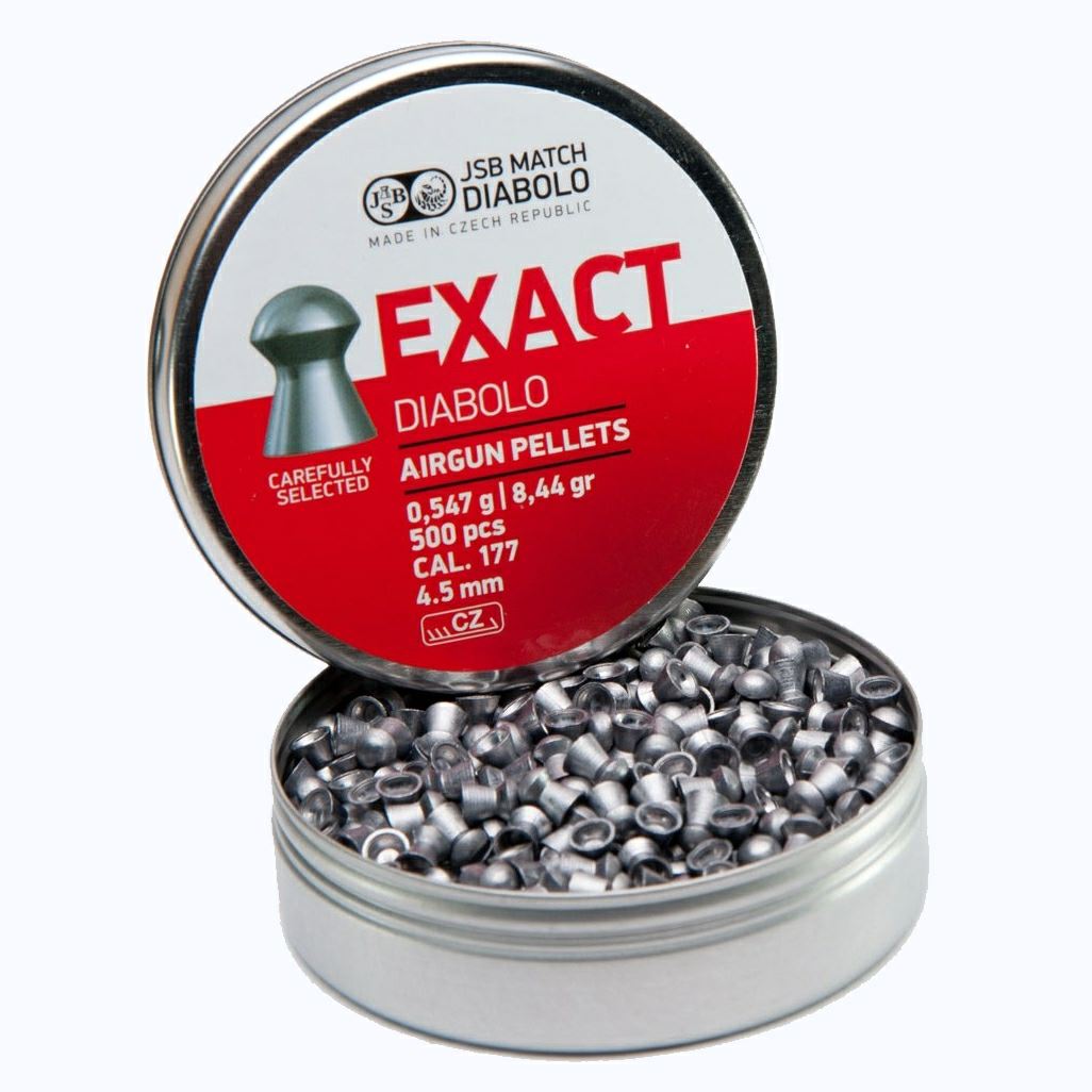 JSB Exact Diabolo .177 4.50mm 8.44gr Airgun Pellets Tin of 500