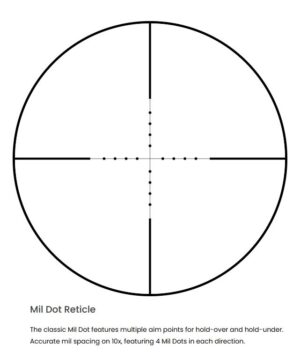 Hawke Fast Mount 6-24x50 Rifle Scope with Dovetail Mounts Adjustable objective