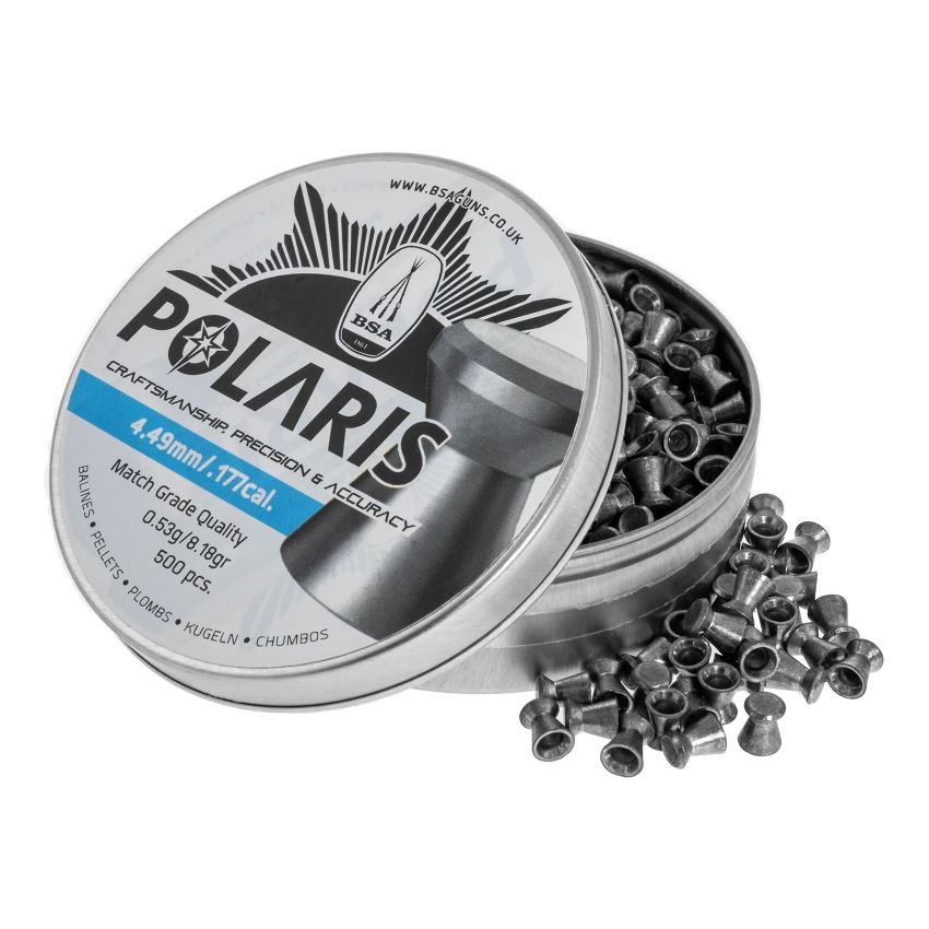 BSA Polaris Pellets .177 8.18gr Tin of 500 - Image 3