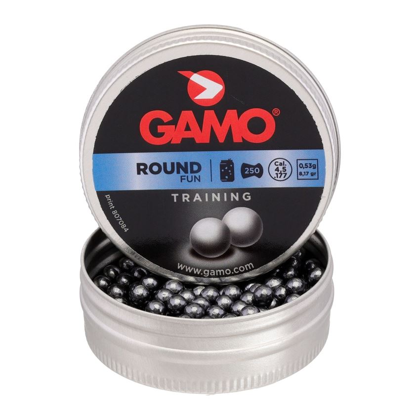 GAMO Lead BBs .177 4.5mm Round Lead Training Pellets tin of 500 8.17gr - Image 2