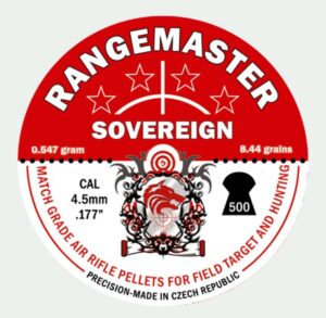 Rangemaster Sovereign .177 8.44gr Pellets Tin of 500
