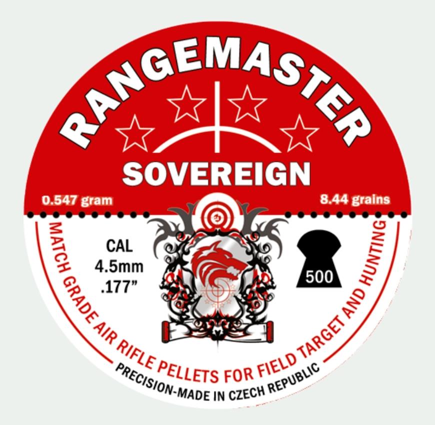 Rangemaster Sovereign .177 8.44gr Pellets Tin of 500