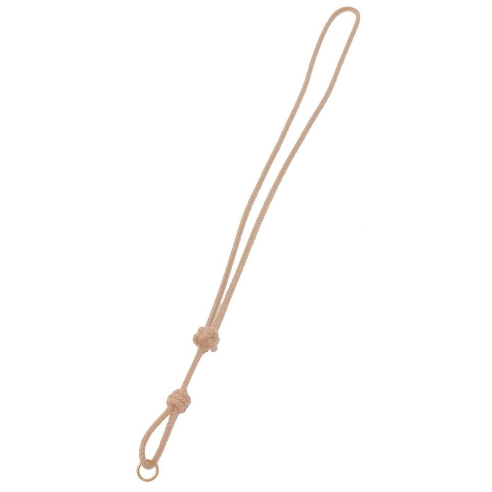 Bisley Natural cord whistle lanyard with brass ring. - Image 2