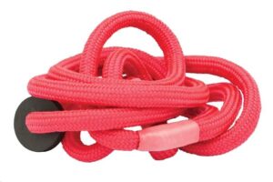 Compact Dog Lead Red By Bisley 6mm braid 120cm long