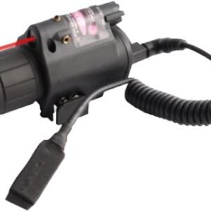 Rail Mounted Gun LED Torch and Laser sight includes remote pressure switch