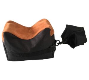 Shooting Bags Rest Front & Rear Support Sand Bags Unfilled Black and Tan