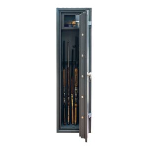 Burton Safes Warden LFS Gun Safe 6 Rifles with Locking Top Box