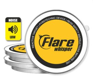 Flare Whisper Exploding Targets Low Noise Flare45S Pack 5