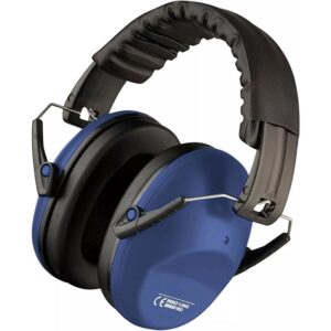 Compact Ear Defenders Dark Blue Professional Grade Earmuffs by Bisley