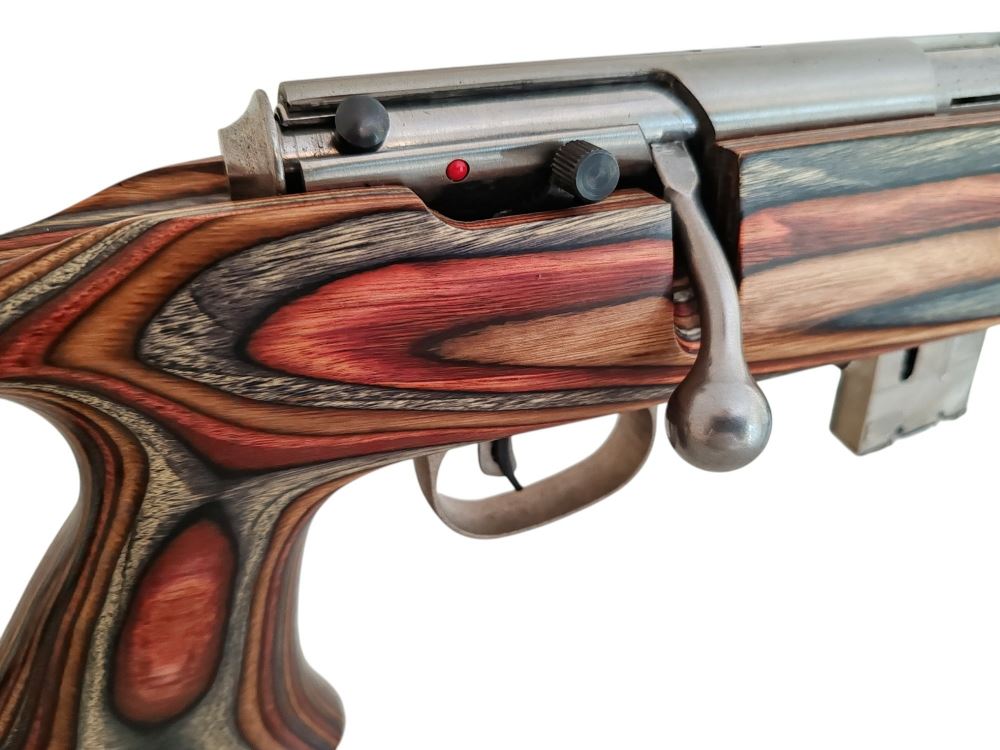 S/H Savage Model 93R17 17HMR Laminate Stock with Moderator - Image 3