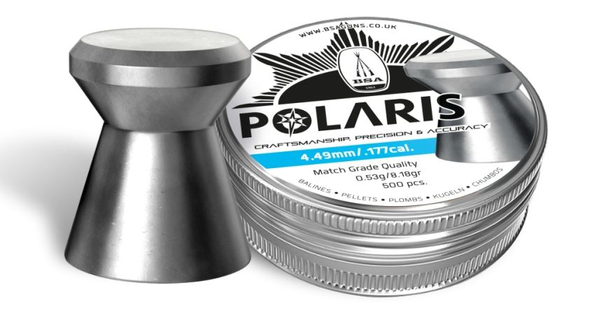 BSA Polaris Pellets .177 8.18gr Tin of 500