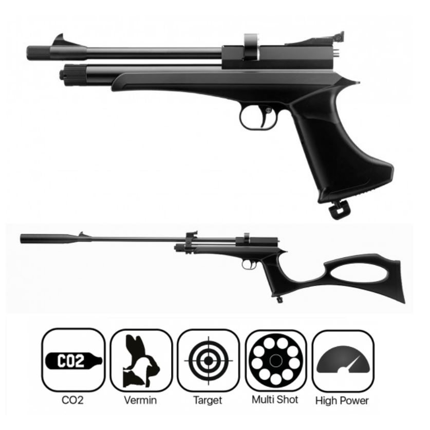 Victory CP2 Black .177 Air Pistol