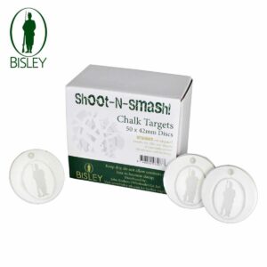 Bisley Chalk Targets Shoot-N-Smash 42mm Box of 50