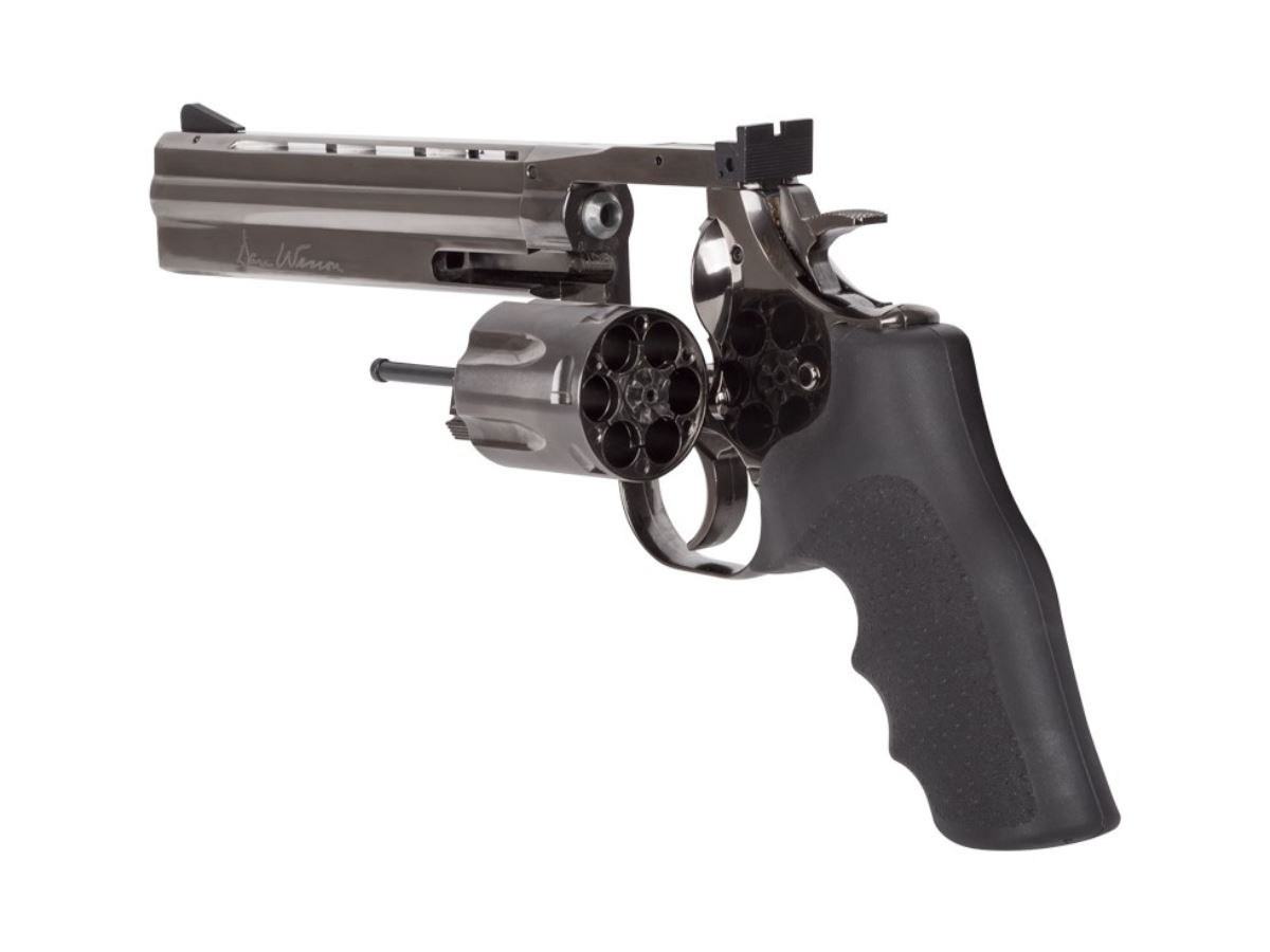 Dan Wesson 715 6in Barrel .177 Air Pistol Silver by ASG - Image 4