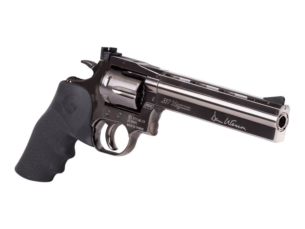 Dan Wesson 715 6in Barrel .177 Air Pistol Silver by ASG - Image 9