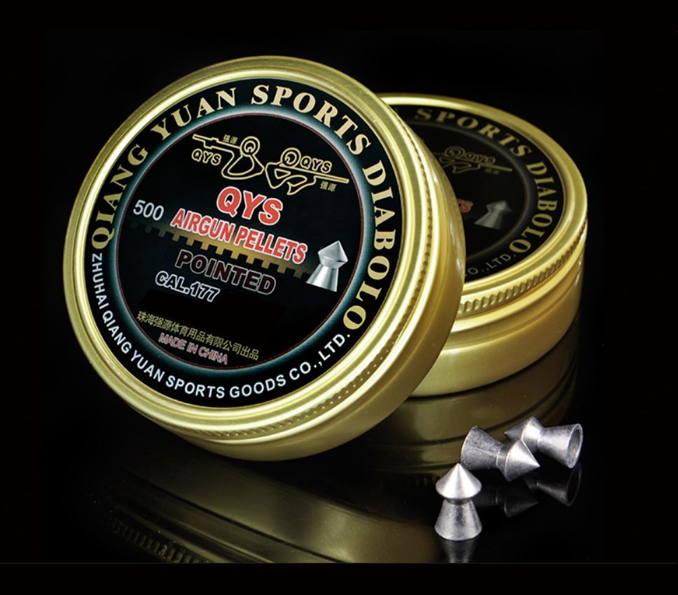QYS Pointed Nose Heavy 9.56gr Pellets - Image 2