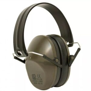 Compact Ear Defenders Professional Grade Earmuffs by Bisley Green
