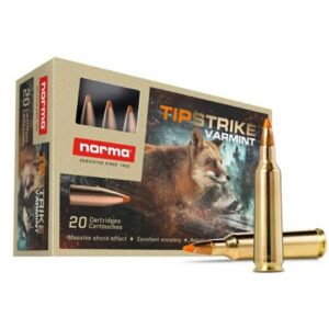 Ammo Norma Tipstrike 55gr .222 REM 20 rounds