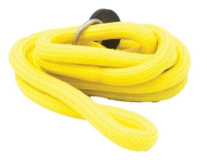 Compact Dog Lead Yellow By Bisley 6mm braid 120cm long