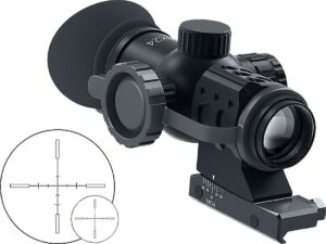 Immersive Optics 10x24 Prismatic Scope Mildot MOA Adjustable Mounts