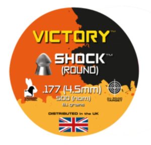 Victory Shock (Round) Pellets 500 .177 (4.5mm)