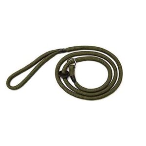 Dog Lead Loose Green Basic Braid Dog Slip By Bisley 8mm x 1.5m