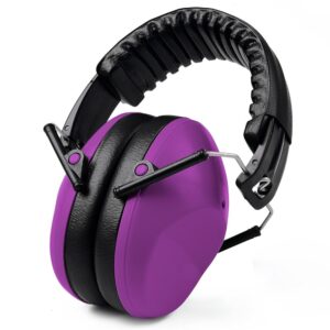 Compact Ear Defenders Professional Grade Earmuffs by Bisley Purple