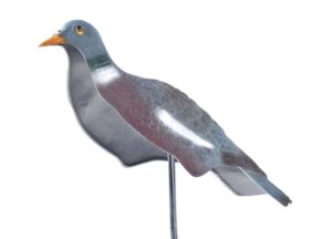 Pigeon Shell Decoys by Sports Plast Pack of 12 with stands