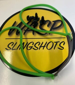 Wasp Looped Tube and Plug Slingshot Band Set Green
