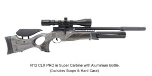 R12 CLX PRO Super Carbine Grey Laminate Combo .177