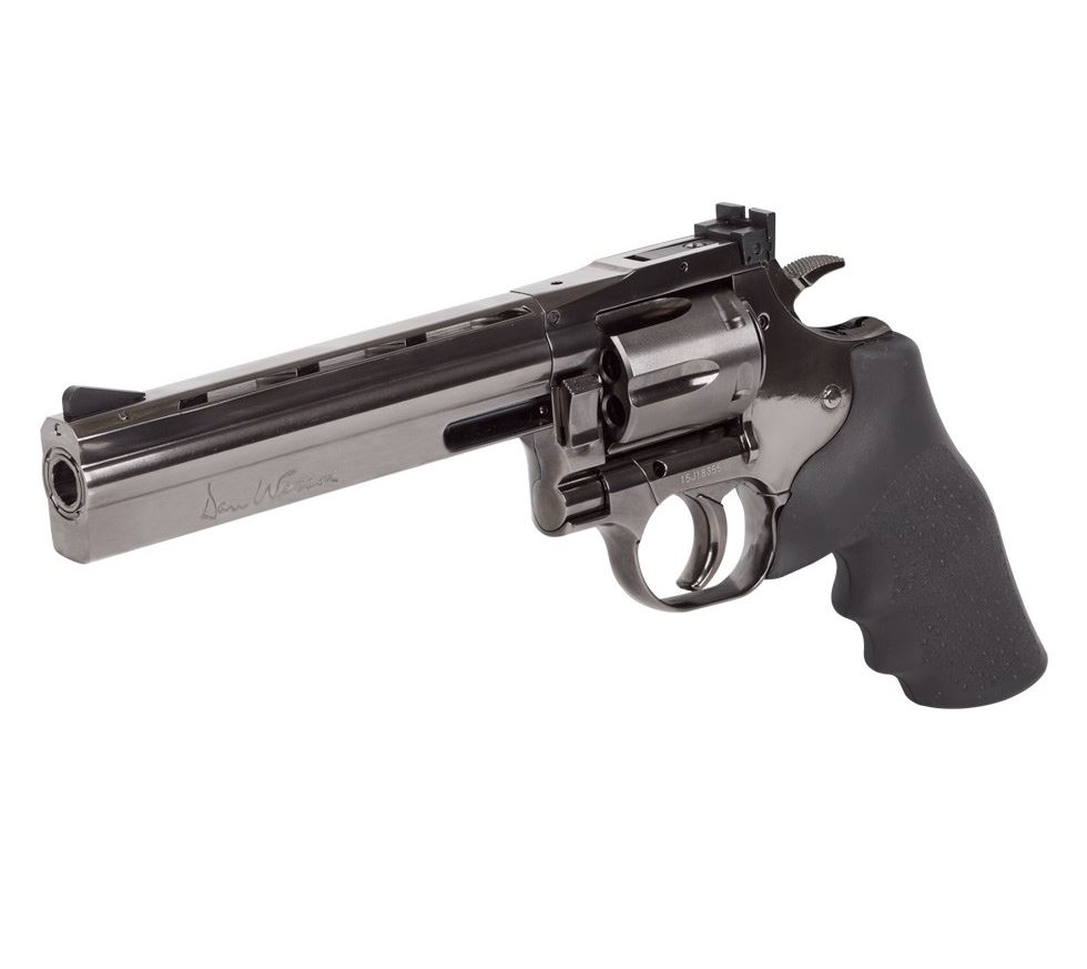 Dan Wesson 715 6in Barrel .177 Air Pistol Silver by ASG - Image 8