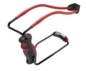 Barnett Black Widow King Rat Red Band 200fps Slingshot Fold away wrist support