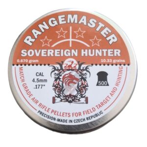Rangemaster Sovereign Hunter .177 10.3gr 4.5mm Pellets Tin of 500
