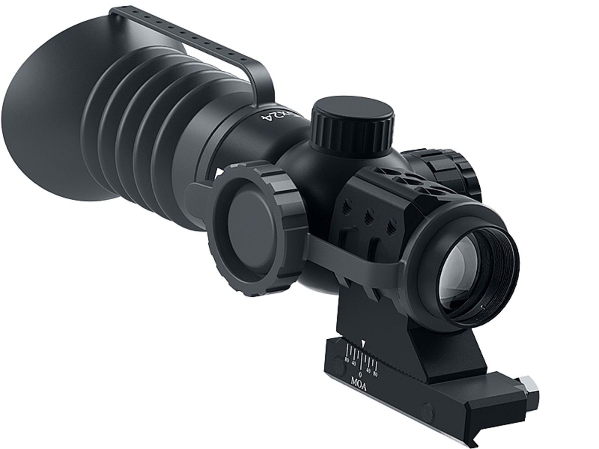 Immersive Optics 5x24 Prismatic Scope Mildot Rapid MOA Adj. Mounts - Image 5