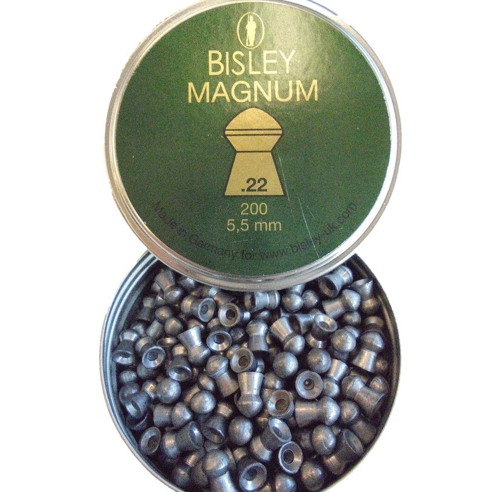 Bisley Magnum .22 Tin of 200 Airgun Pellets - Image 4