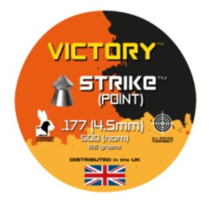 Victory Strike (Point) Pellets 500 .177 (4.5mm)