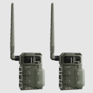 Spypoint LM2 Cellular Trail Cam 20Mp Camera TWIN PACK Grey