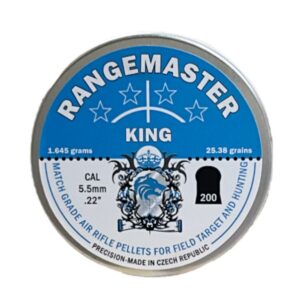 Rangemaster King .22 25.4 gr 5.5mm Pellets Tin of 200