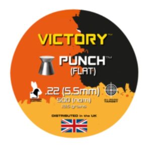 Victory Punch (Flat) Pellets 500 .22 (5.5mm) Target