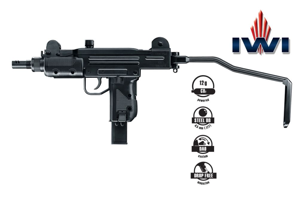 IWI Mini Uzi Air Pistol .177 Pellet Folding Stock - Image 6