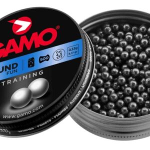 GAMO Lead BBs .177 4.5mm Round Lead Training Pellets tin of 500 8.17gr