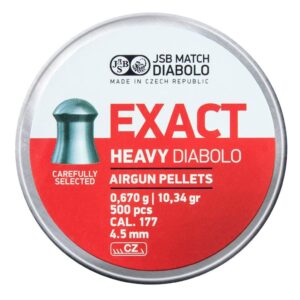 JSB Exact Diabolo .177 4.52mm 10.34gr Airgun Pellets Tin of 500