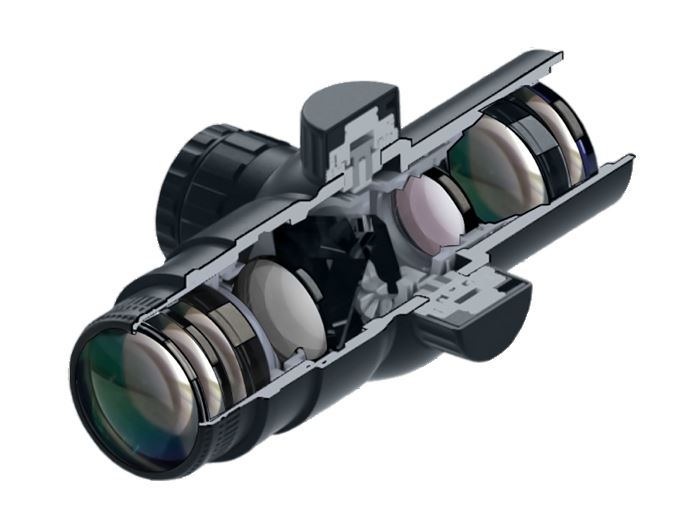 Immersive Optics 5x30 Prismatic Scope Mildot MOA Adjustable Mounts - Image 2